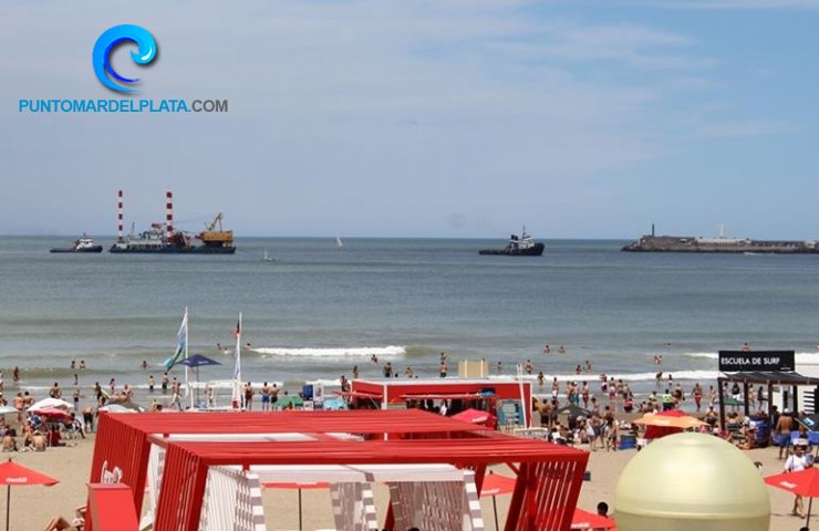 La draga ya se encuentra operando en el Puerto de Mar del Plata | 