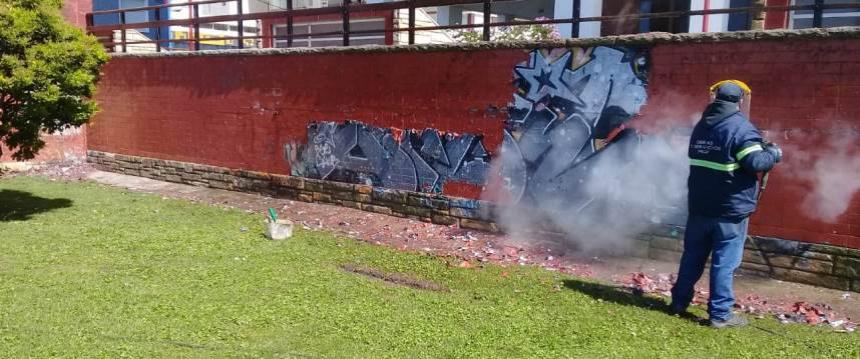 Unidad Antigrafitti en el Parque San Martín | 