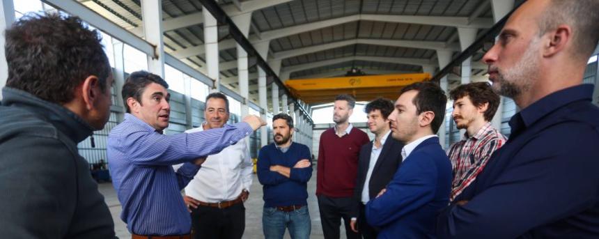Iguacel y Macchiavello recorrieron las instalaciones de QM Equipment | 