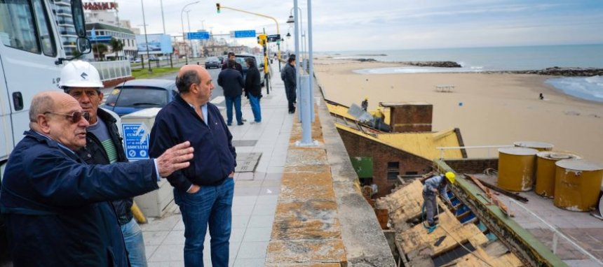 Comenzaron a demoler la construcción del Balneario Perla 5 | 