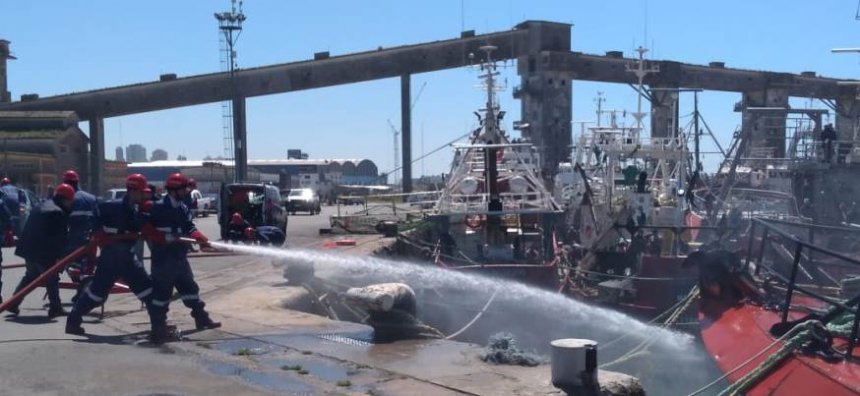 Importante simulacro en el Puerto | 