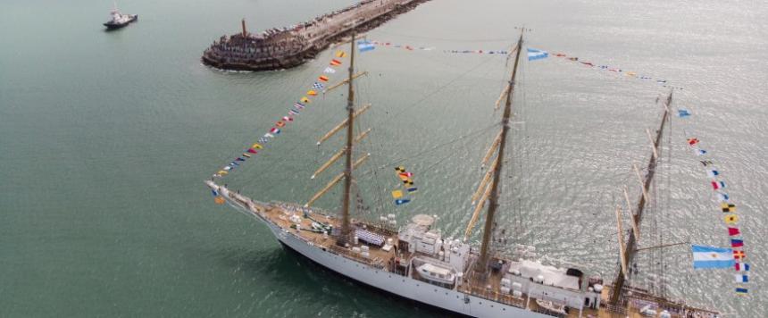 La Fragata Libertad ya está en Mar del Plata | 