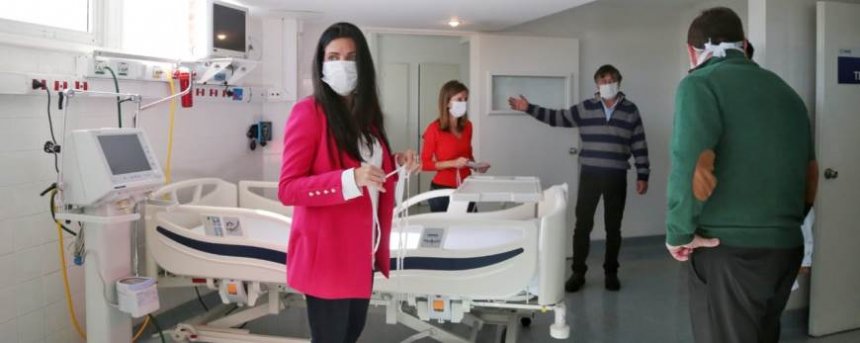 Area de Covid-19 en el Hospital Houssay de Mar del Plata | 