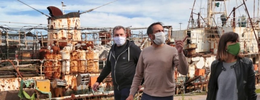 Cabandié recorrió el puerto de Mar del Plata | 