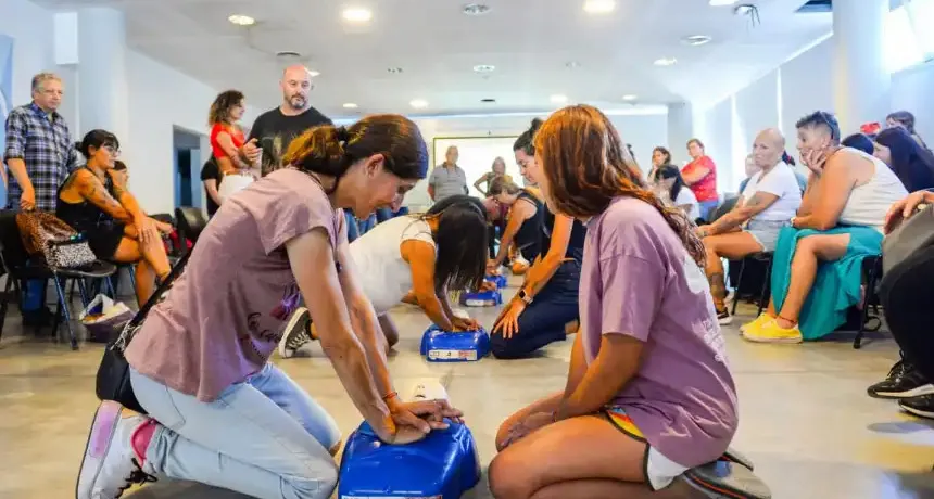 Nueva capacitación gratuita de RCP en Mar del Plata | Punto Mar del Plata