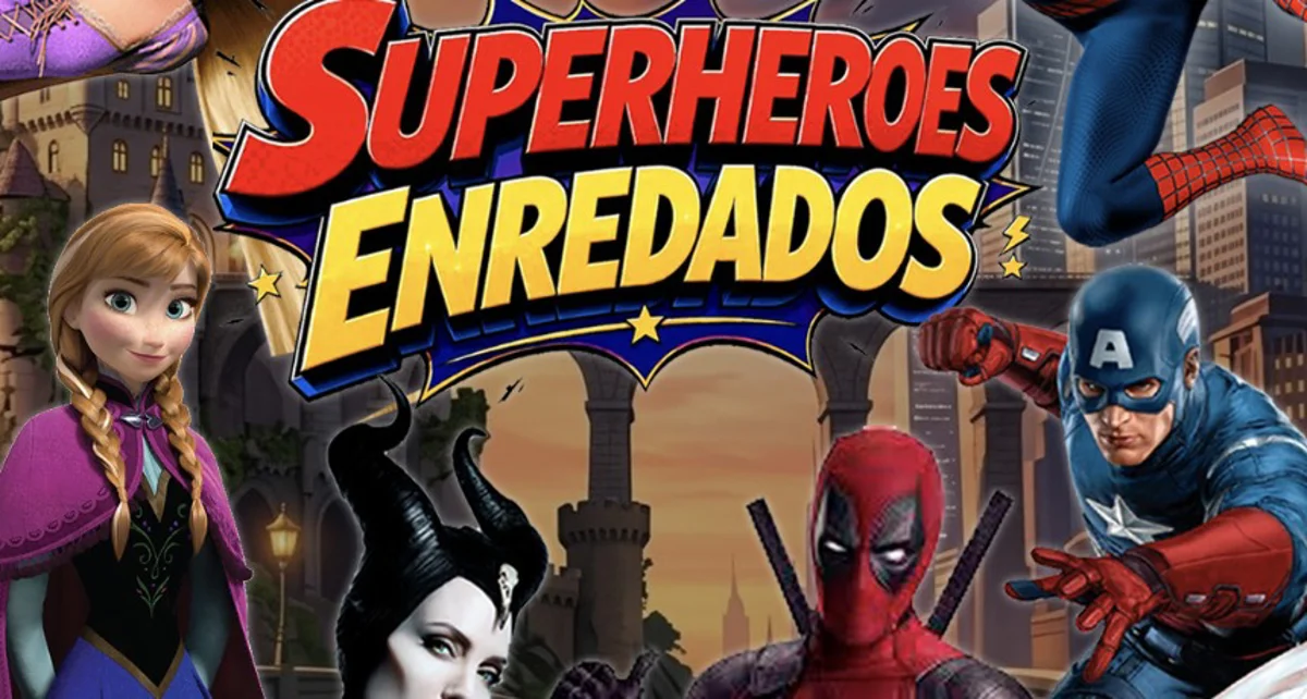 Superheroes enredados en vacaciones de invierno